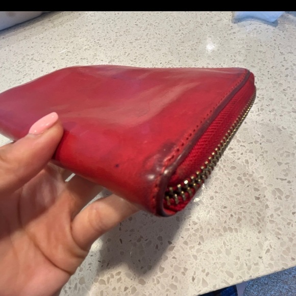 Tory Burch Red-Orange Wallet - Picture 6 of 7